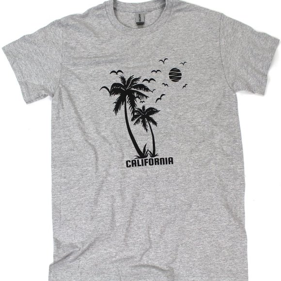 SV- California | Men's Short Sleeve T-Shirt Casual Graphic Tees | NEW - Picture 1 of 4